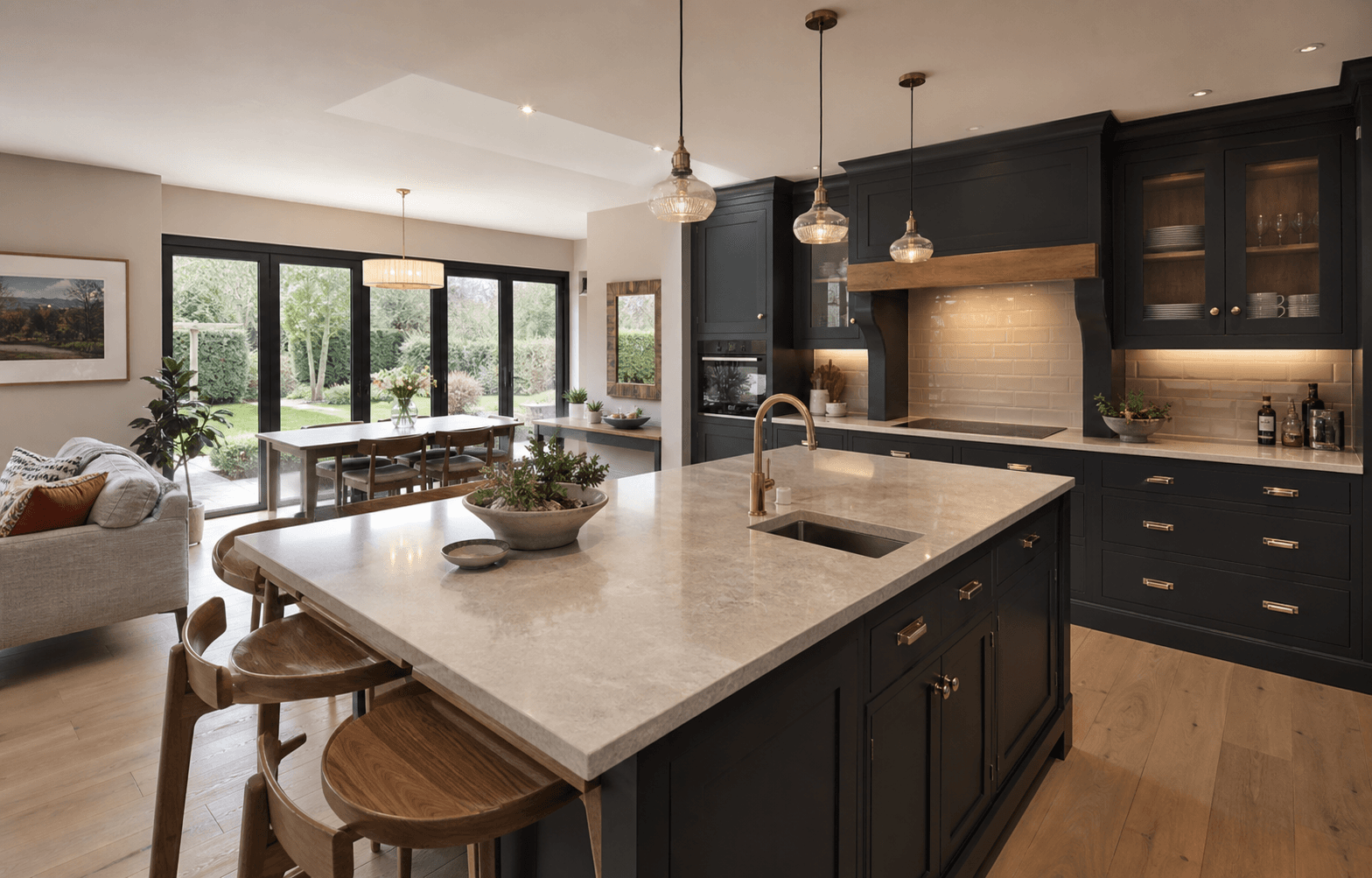 Detailed kitchen finishing